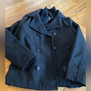 Boys black dress coat